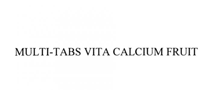 MULTITABS VITACALCIUM MULTI TABS MULTITABS MULTI-TABS VITA CALCIUM FRUITFRUIT