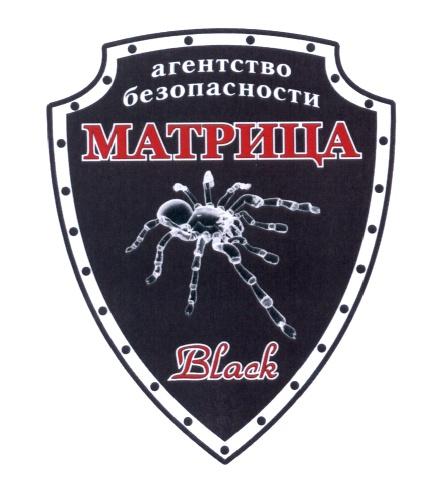 МАТРИЦА BLACK АГЕНТСТВО БЕЗОПАСНОСТИБЕЗОПАСНОСТИ