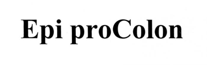 EPIPROCOLON EPI PROCOLON COLON PRO COLON EPI PROCOLON