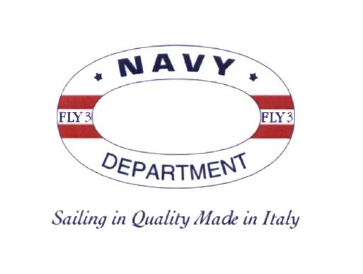 FLY3 FLY 3 NAVY DEPARTMENT SAILING IN QUALITY MADE IN ITALYITALY