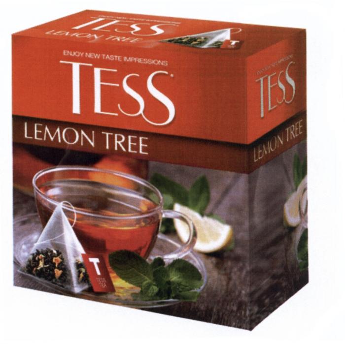 TESS TESSTEA TESS LEMON TREE TESS TEA ENJOY NEW TASTE IMPRESSIONSIMPRESSIONS