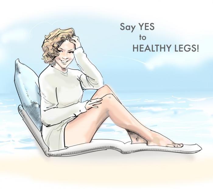 SAY YES TO HEALTHY LEGSLEGS