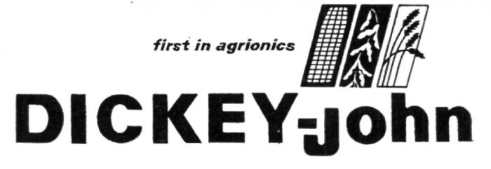 DICKEY JOHN FIRST IN AGRIONICS