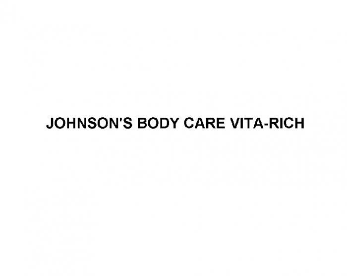 JOHNSONS JOHNSON BODYCARE VITARICH JOHNSONS JOHNSON VITARICH VITA RICH JOHNSONS BODY CARE VITA-RICHJOHNSON'S VITA-RICH