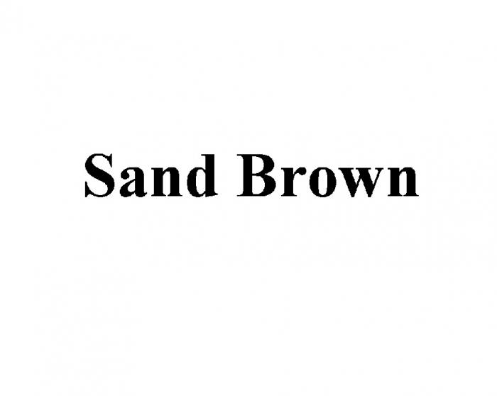 SANDBROWN SAND BROWNBROWN
