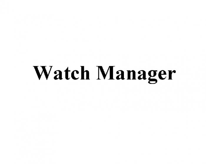 WATCH MANAGER WATCHMANAGERWATCHMANAGER
