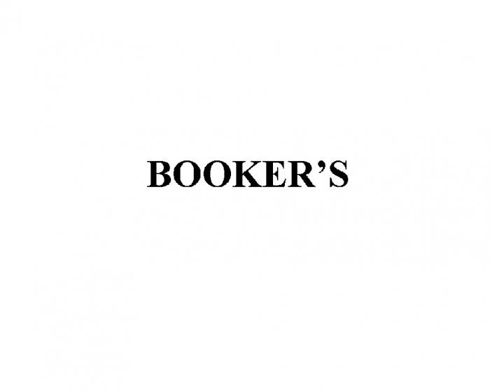 BOOKERS BOOKERS BOOKER BOOKERS BOOKERBOOKER'S