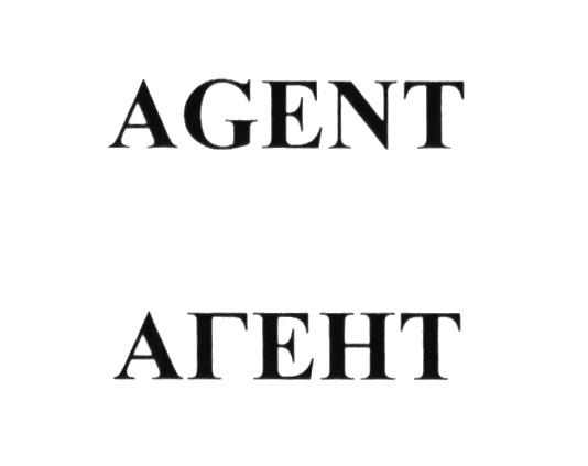 AGENT АГЕНТАГЕНТ