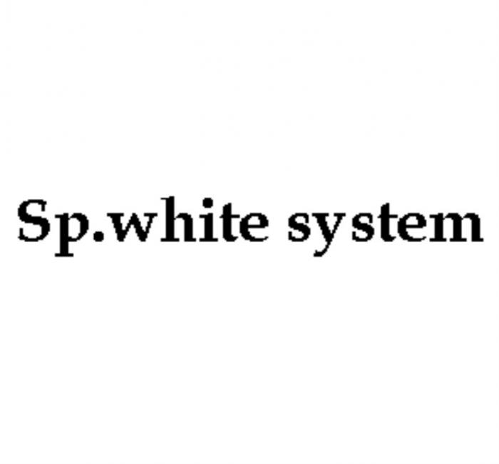 SP.WHITE SYSTEM SPWHITE WHITESYSTEM SPWHITE WHITESYSTEM SP SP. WHITEWHITE