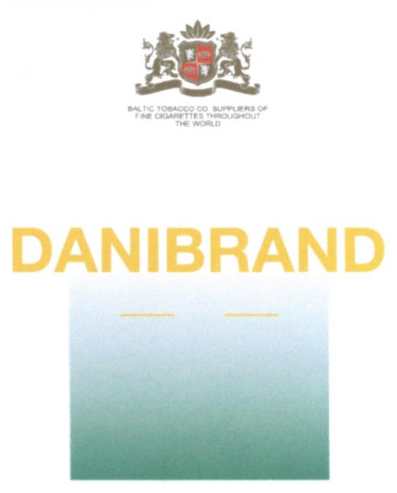 DANIBRAND BALTIC TOBACCO CO. SUPPLIERS OF FINE CIGARETTES THROUGHOUT THE WORLD DANIBRAND DANIDANI