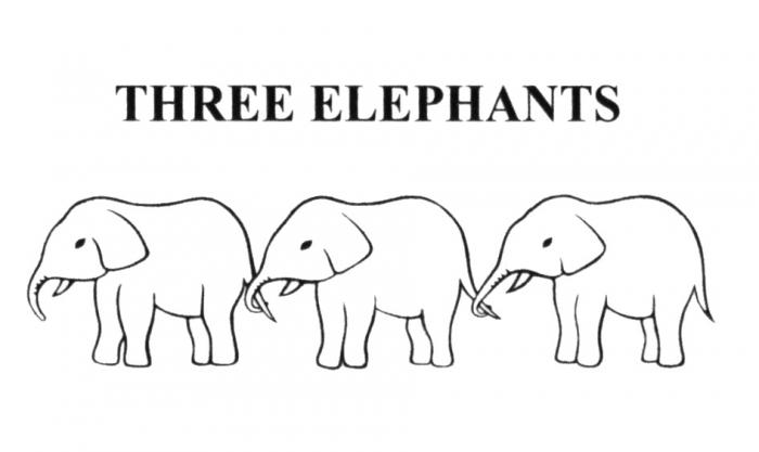 THREE ELEPHANTSELEPHANTS