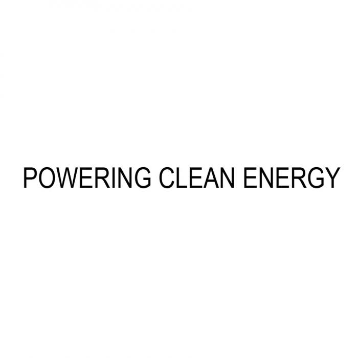 POWERING CLEAN ENERGYENERGY