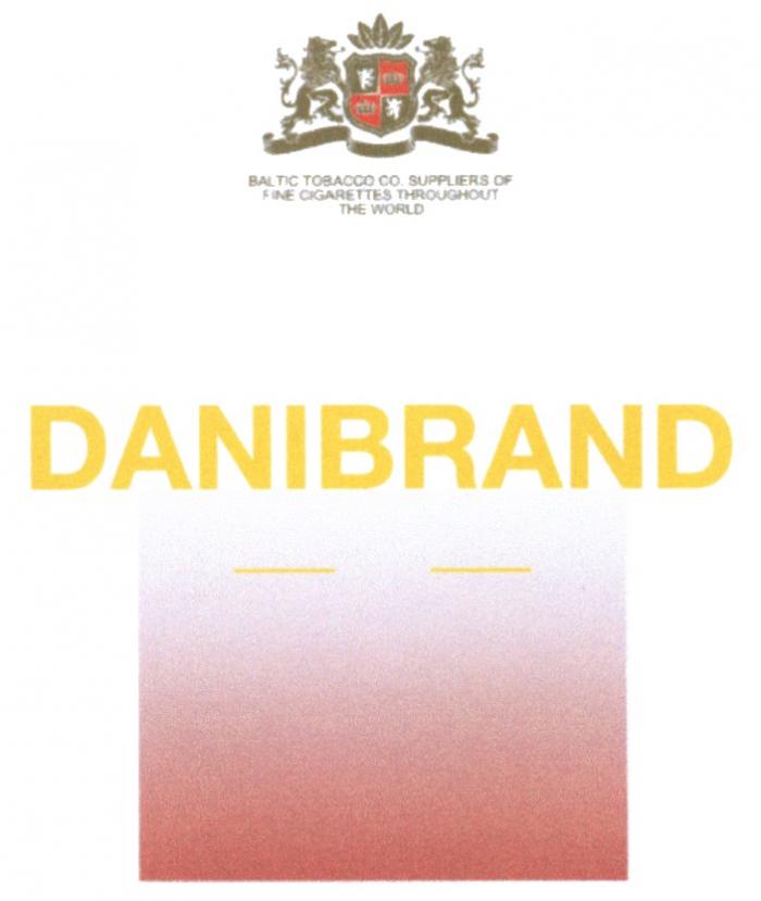 DANIBRAND BALTIC TOBACCO CO. SUPPLIERS OF FINE CIGARETTES THROUGHOUT THE WORLD DANIBRAND DANIDANI