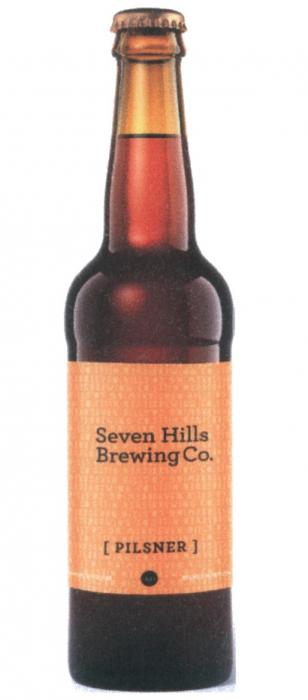 SEVEN HILLS PILSNER BREWING CO. СВАРЕНО В МОСКВЕ BREWED IN MOSCOWMOSCOW