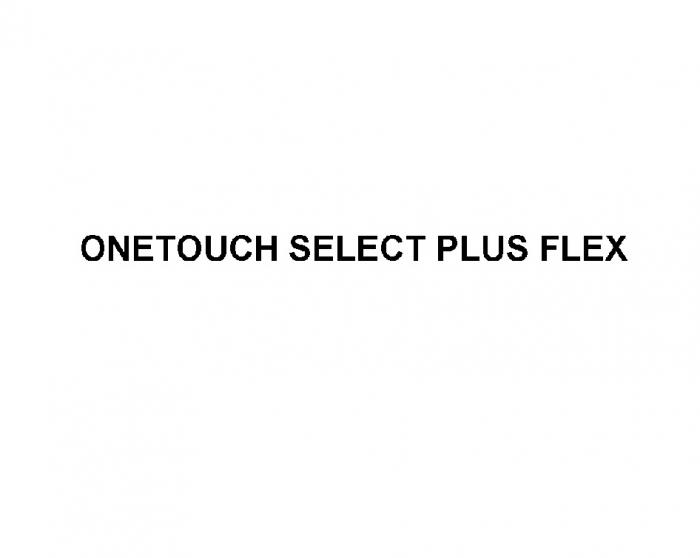 ONETOUCH SELECT PLUS FLEX ONETOUCH TOUCHTOUCH