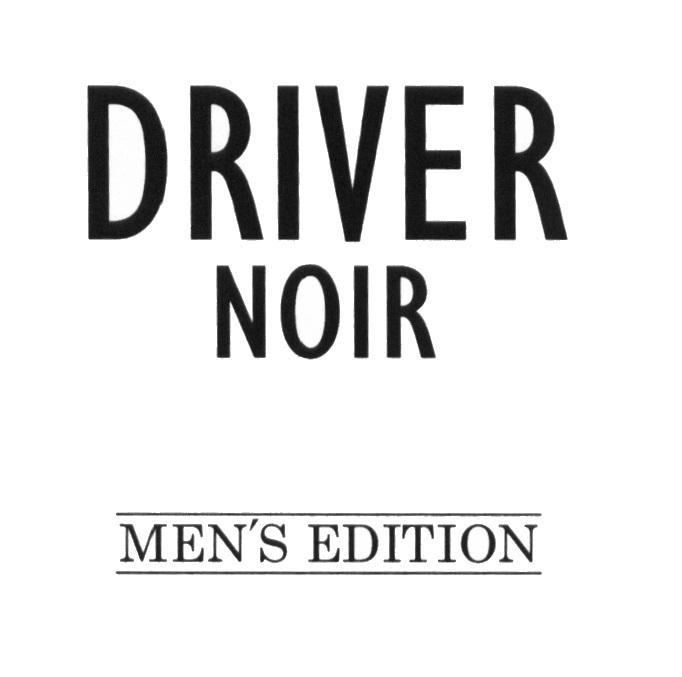 DRIVER NOIR MENS EDITION MEN MENSMEN'S