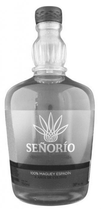 SENORIO MEZCAL JOVEN OAXACA - MEXICO 100% MAGUEY ESPADIN 8 ANOS DE CULTIVO SENORIO MEZCAL