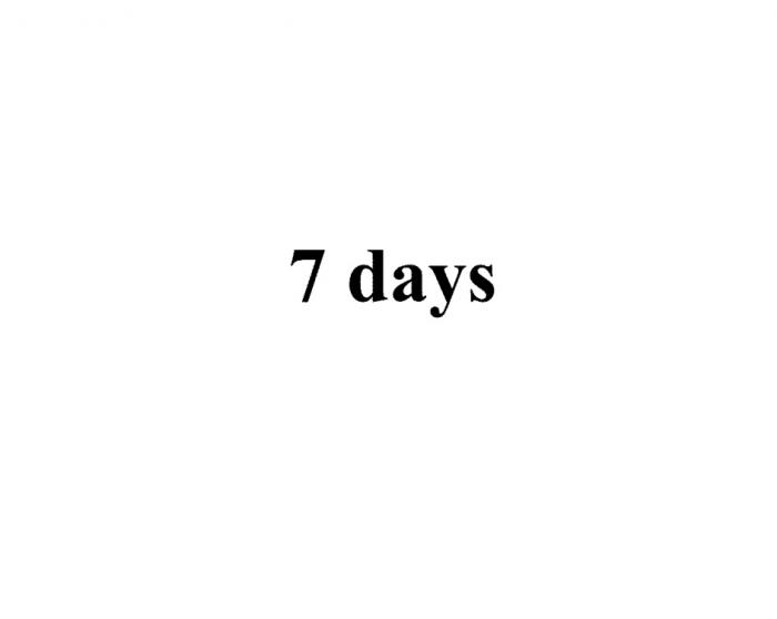 7 DAYS 7DAYS7DAYS