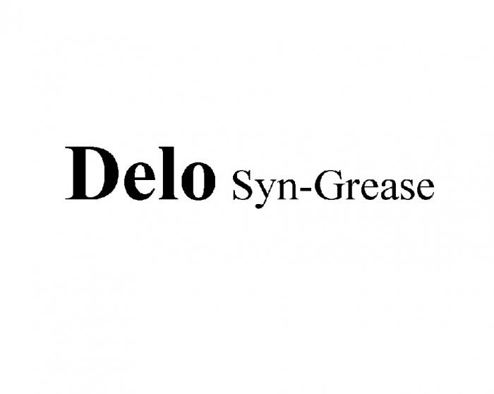 DELO SYN-GREASE DELO SYNGREASE SYN SYN GREASE SYNGREASE