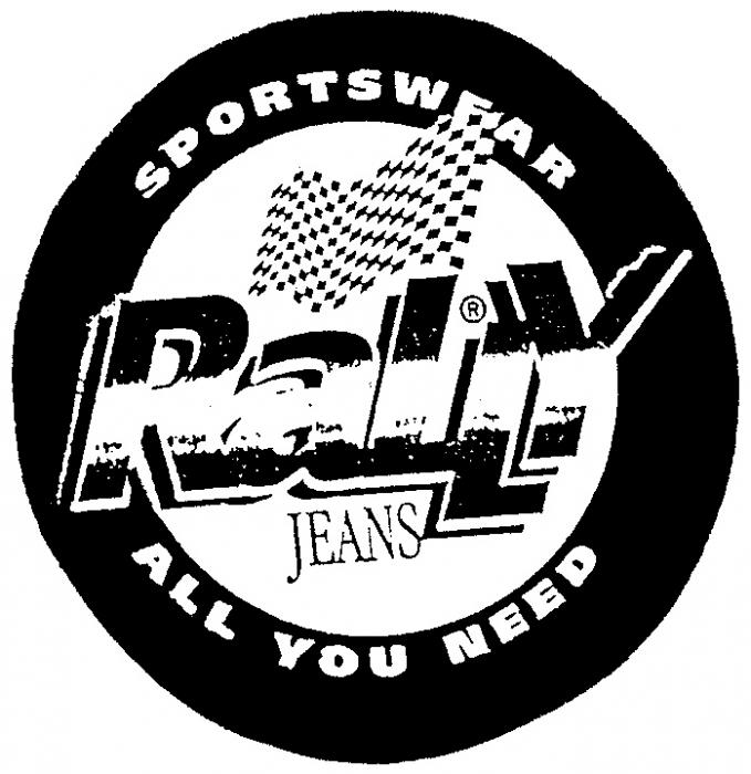 RALLY JEANS SPORTSWEAR ALL YOU NEED
