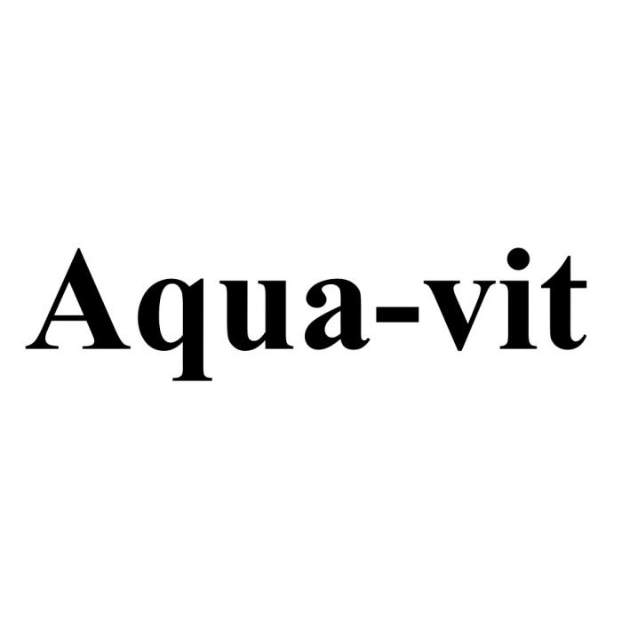 AQUA-VIT AQUAVIT AQUAVIT AQUA VITVIT