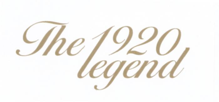 THE 1920 LEGEND EGEND 920 1EGEND1EGEND