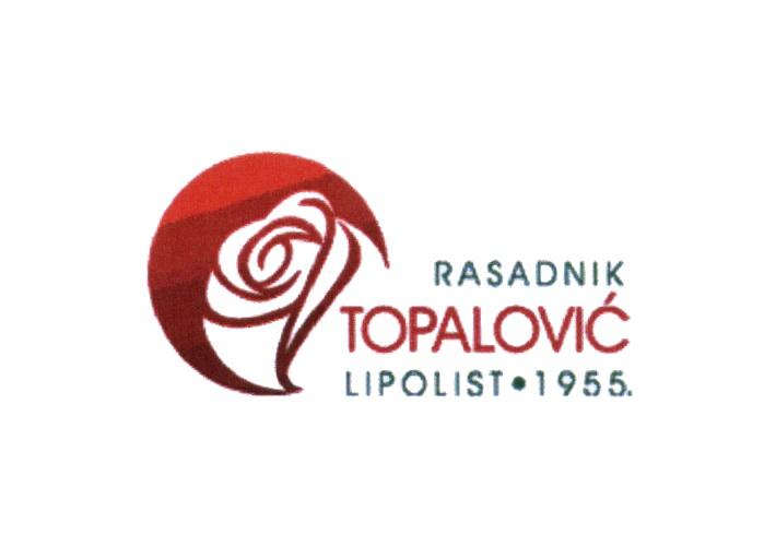 RASADNIK TOPALOVIC LIPOLIST 1955 RASADNIK TOPALOVIC LIPOLIST