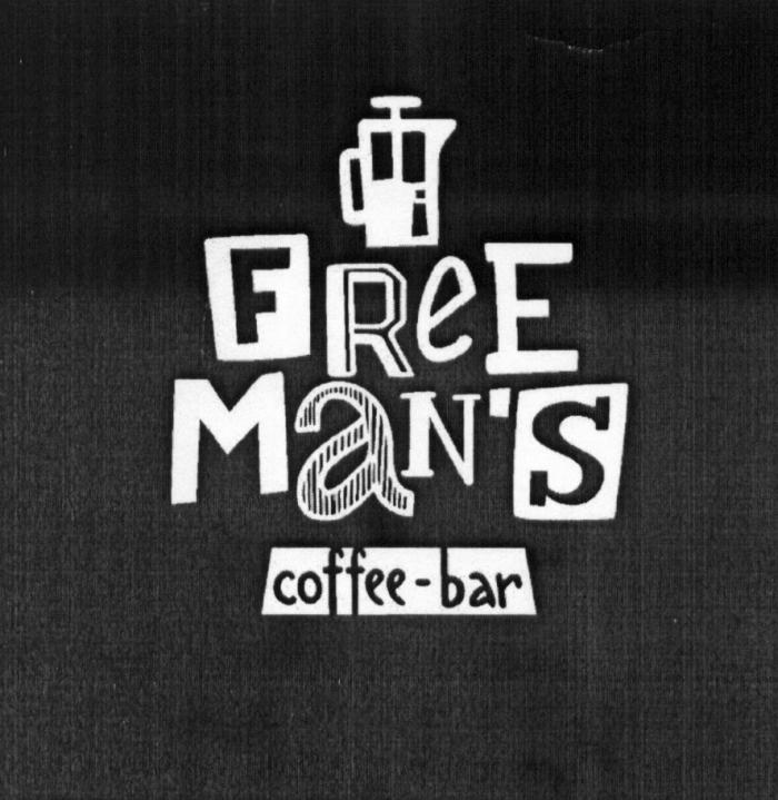 FREE MANS COFFEE-BAR FREEMAN FREEMANS FREEMAN FREEMANS MAN MANS COFFEEBAR COFFEE BARMAN'S BAR
