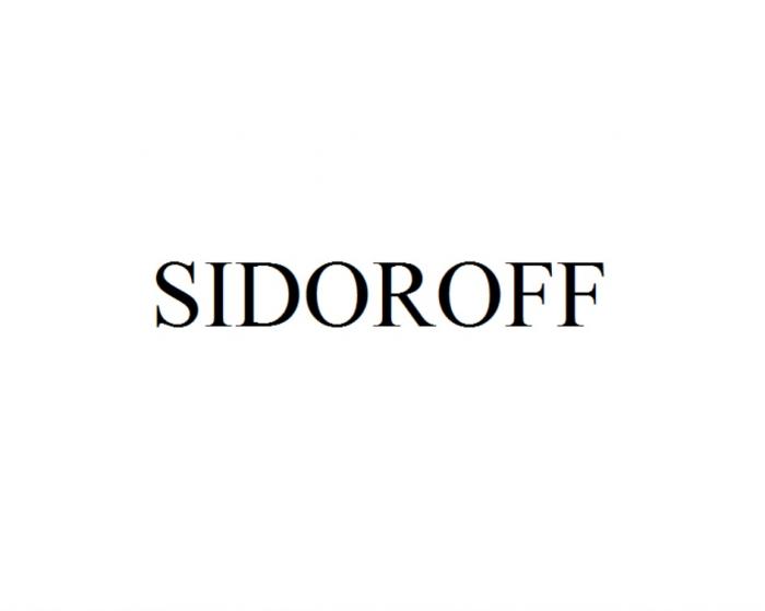 SIDOROFF SIDOROFF SIDOROVSIDOROV