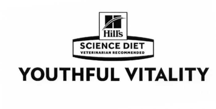 HILLS SCIENCE DIET VETERINARIAN RECOMMENDED YOUTHFUL VITALITY HILLS HILL HILLSHILL'S