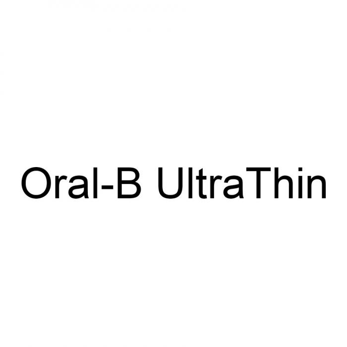 ORAL-B ULTRATHIN ORALB ULTRATHIN ORAL ORALB ULTRA THINTHIN