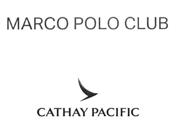 MARCO POLO CLUB CATHAY PACIFIC MARCOPOLOMARCOPOLO