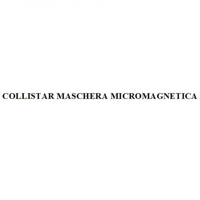 COLLISTAR MASCHERA MICROMAGNETICAMICROMAGNETICA