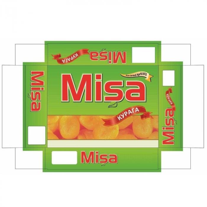 MISA КУРАГА SUN DRIED APRICOTS MISA