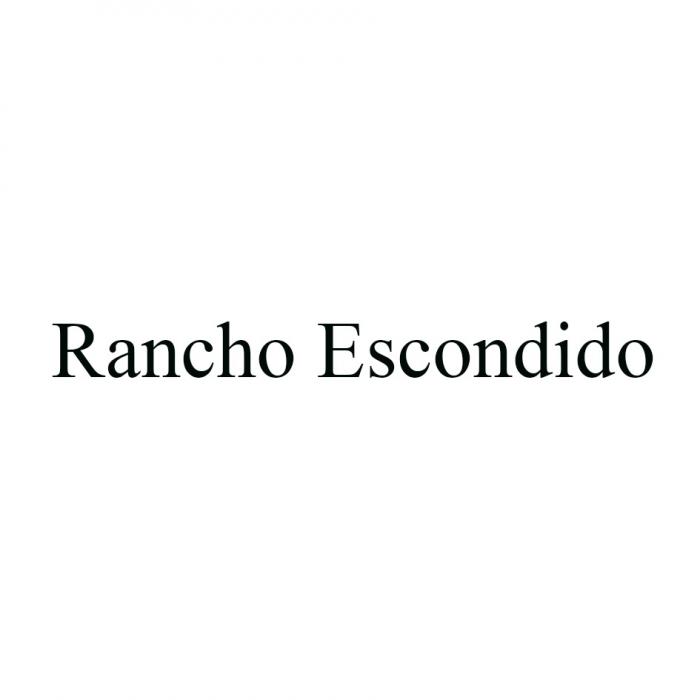 RANCHO ESCONDIDO ESCONDIDO