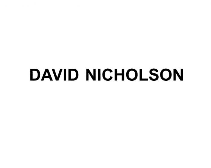 DAVID NICHOLSON NICHOLSON