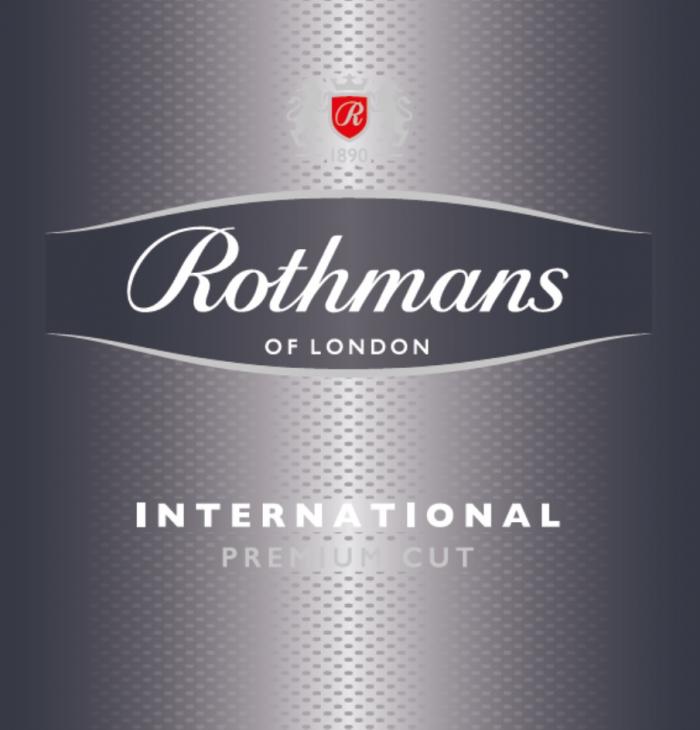 ROTHMANS OF LONDON INTERNATIONAL PREMIUM CUT 1890 ROTHMANS