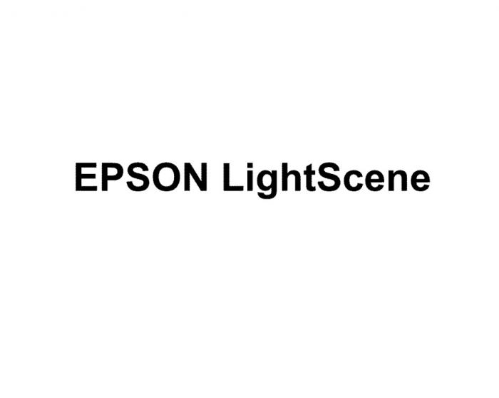 EPSON LIGHTSCENE LIGHT SCENESCENE