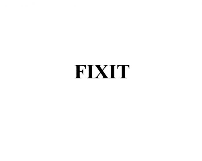 FIXIT FIXFIX