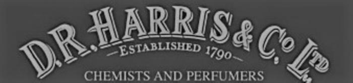 D.R. HARRIS & CO. LTD. ESTABLISHED 1790 CHEMISTS AND PERFUMERSPERFUMERS