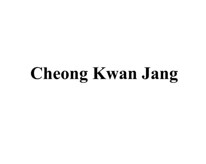 CHEONG KWAN JANGJANG