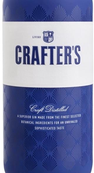 CRAFTERS LIVIKO CRAFT DISTILLED A SUPERIOR GIN MADE FROM THE FINEST SELECTED BOTANICAL INGREDIENTS FOR AN UNRIVALED SOPHISTICATED TASTECRAFTER'S TASTE