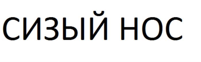 СИЗЫЙ НОСНОС