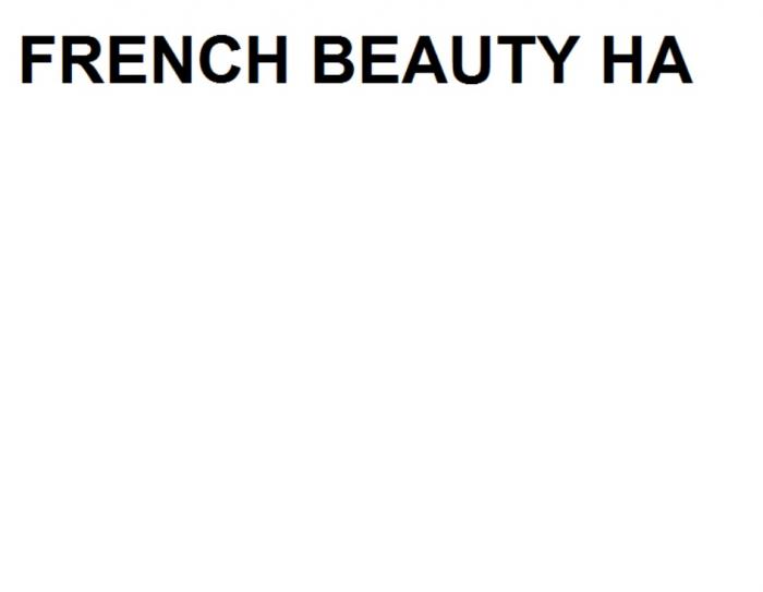 FRENCH BEAUTY HAHA