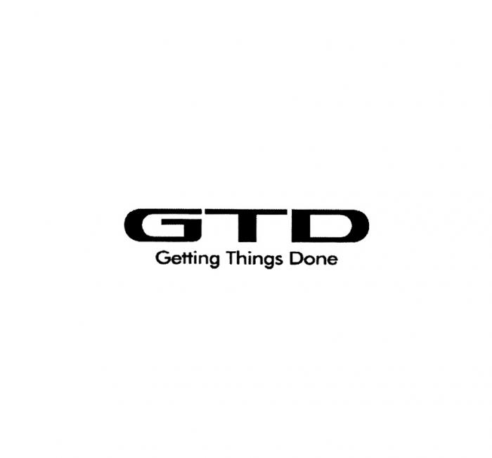 GTD GETTING THINGS DONEDONE