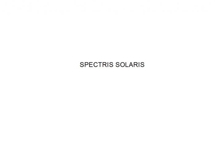 SPECTRIS SOLARISSOLARIS