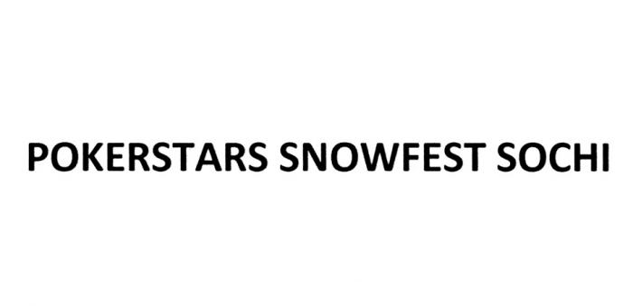 POKERSTARS SNOWFEST SOCHISOCHI