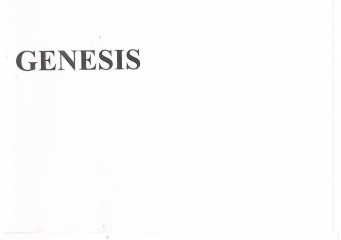 GENESISGENESIS