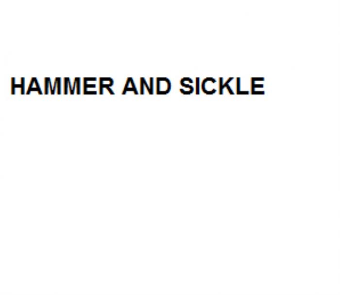 HAMMER AND SICKLESICKLE