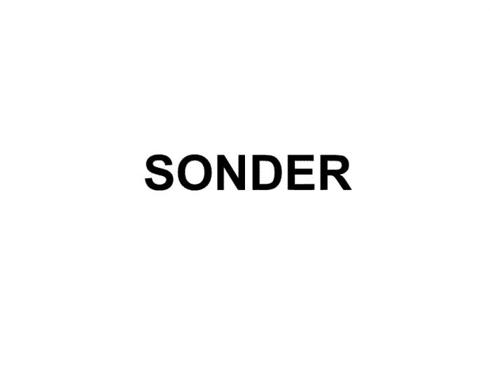 SONDERSONDER